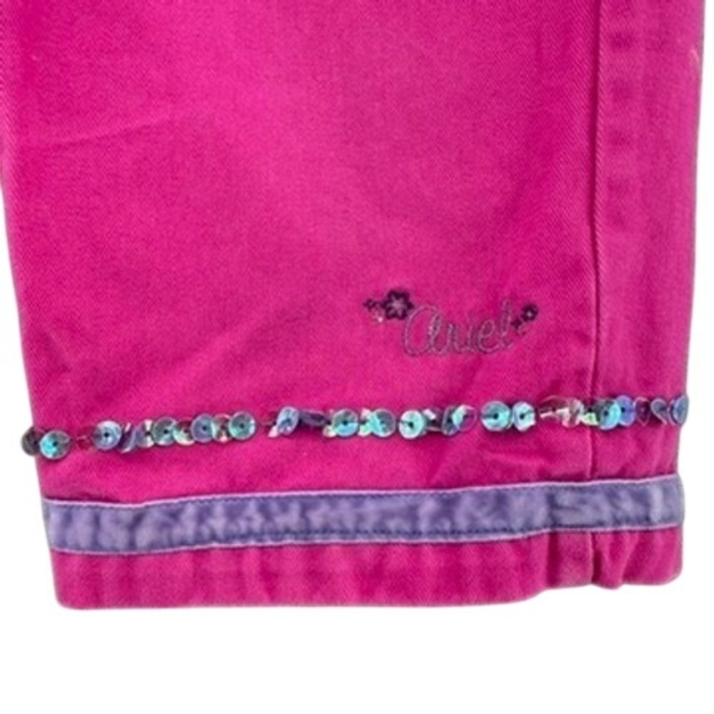 VTG 90s Disney Store Ariel Little Mermaid Pinkβ Sequin Pants Kids 4/5 1990s